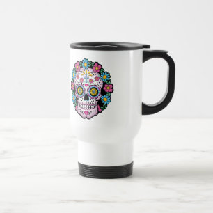 Dia de los Muertos Skull トラベルマグ