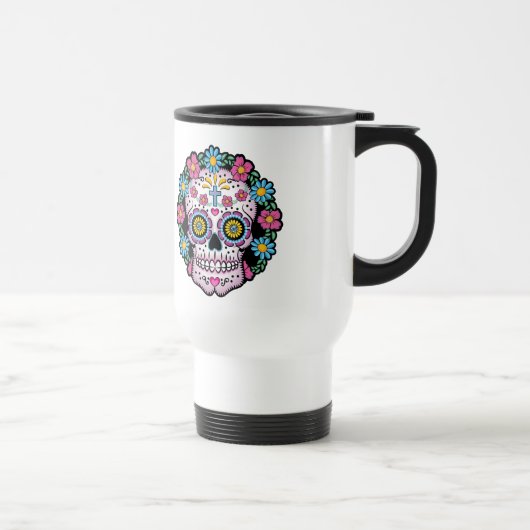 Dia de los Muertos Skull トラベルマグ (右)