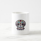 Dia De Los Muertos SlothアクティブTシャツ コーヒーマグカップ (中央)