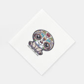 Dia De Los Muertos SlothアクティブTシャツ スタンダードランチョンナプキン (角)