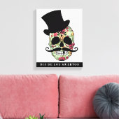DIA DE LOS MUERTOS Stretched Canvas Print キャンバスプリント (インサイチュ (リビング))