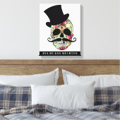 DIA DE LOS MUERTOS Stretched Canvas Print キャンバスプリント (インサイチュ (寝室))