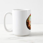 Dia de Los Muertos Sugarのスカルの芸術 コーヒーマグカップ (左)