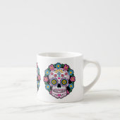 Dia de los Muertos Sugarのスカル エスプレッソカップ (右)