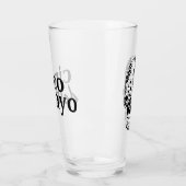 Dia de los Muertos Sugarのスカル タンブラーグラス (左)