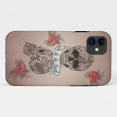 Dia De Los Muertos Sugarのスカル Case-Mate iPhoneケース (裏面(横))