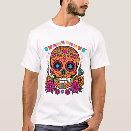 Dia de los Muertos Tシャツ (正面)