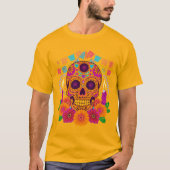 Dia de los Muertos T-Shirt Tシャツ (正面)