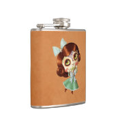 Dia de Los Muertos Vintageの人形 フラスク (右)
