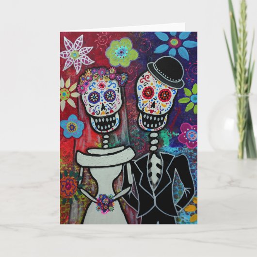 Dia de los Muertos Wedding カード (正面)