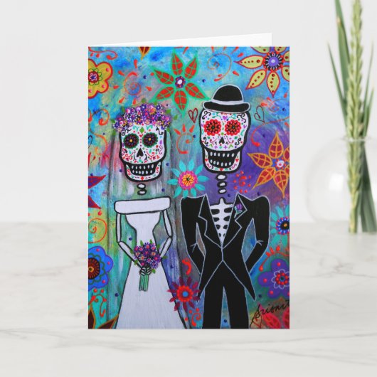 DIA DE LOS MUERTOS WEDDING カード (正面)