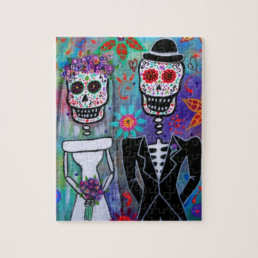 DIA DE LOS MUERTOS WEDDING ジグソーパズル (縦)