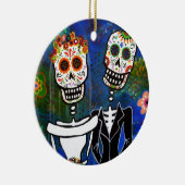 DIA DE LOS MUERTOS WEDDING セラミックオーナメント (右)
