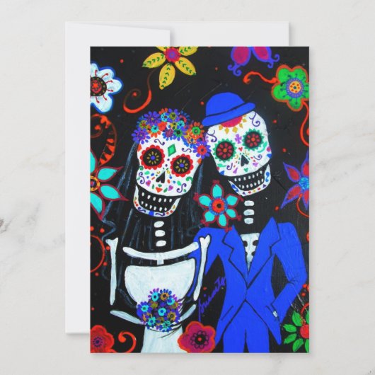 DIA DE LOS MUERTOS WEDDING 招待状 (正面)