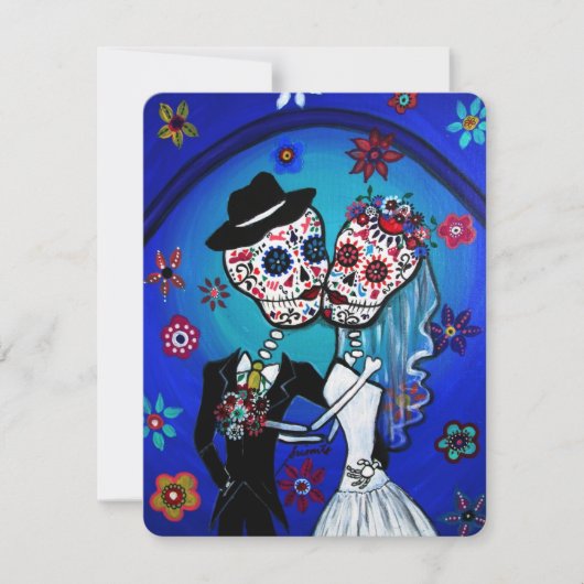 DIA DE LOS MUERTOS WEDDING 招待状 (正面)