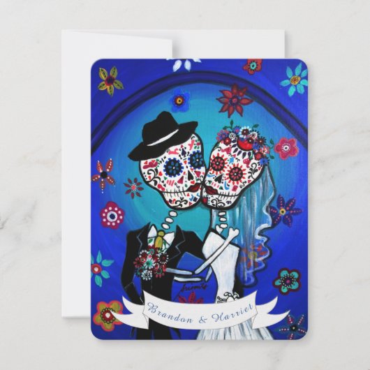 DIA DE LOS MUERTOS WEDDING 招待状 (正面)