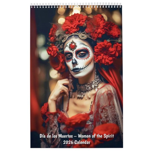 Día de los Muertos – Women of the Spirit 2026 カレンダー (カバー)