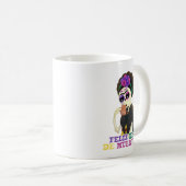 Día de muerto frida kahlo mug コーヒーマグカップ (正面右)