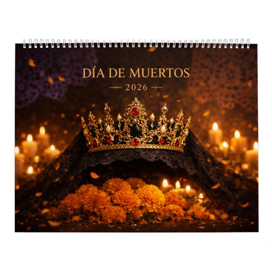 Día de Muertos カレンダー 2026 (カバー)