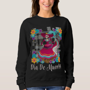 Dia de Muertos (死者の日)の女性の休日 スウェットシャツ