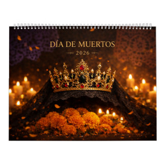 Día de Muertos Calendar 2026 カレンダー