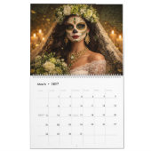 Día de Muertos Calendar 2026 カレンダー (3月 2027)