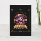 Dia de muertos day of the dead カード (正面)