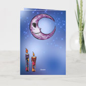Día de Muertos de Luna y Gato カード (裏面)