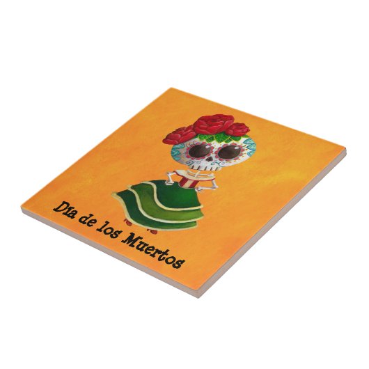 Dia de Muertos Mexicanの失敗の死 タイル (側面)