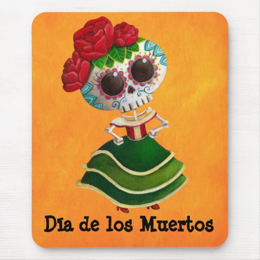 Dia de Muertos Mexicanの失敗の死 マウスパッド (正面)