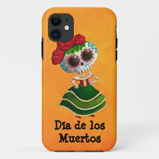 Dia de Muertos Mexicanの失敗の死 Case-Mate iPhoneケース (裏面)