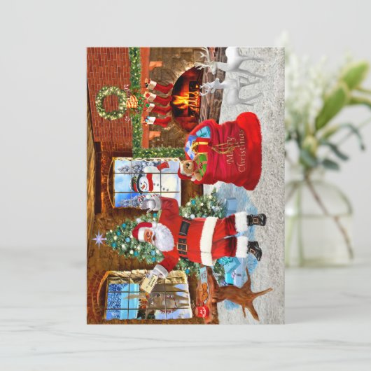 Día de Navidad con Papá Noel 招待状 (スタンド正面)