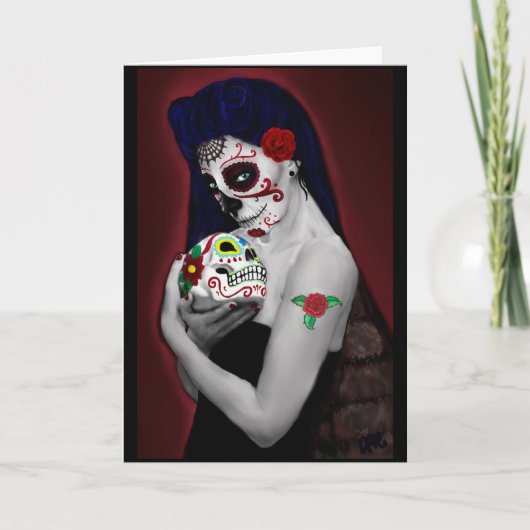 Dia los de Muertos カード (正面)