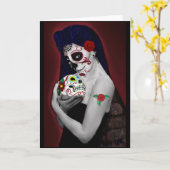 Dia los de Muertos カード (黄色い花)