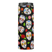 Dia Los Muertos：砂糖のスカルパターン。 タンブラー (裏面)