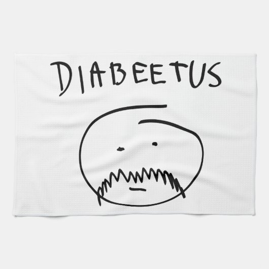 Diabeetus (スケッチ版) キッチンタオル (横)