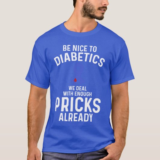 Diabetes Awareness Diabeticype 1 Diabetes friends Tシャツ (正面)