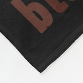 Diabetes Awareness Racoon Feral Like My Blood Suga フリースブランケット (角)