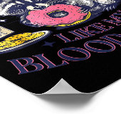 Diabetes Awareness Racoon Feral Like My Blood Suga ポスター (角)