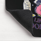 Diabetes Awareness Racoon Feral Like My Blood Suga マウスパッド (コーナー)