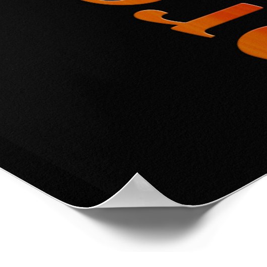 Diabetes Preventing BLACK ポスター (角)