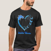 Diabetes warrior heart tシャツ (正面)