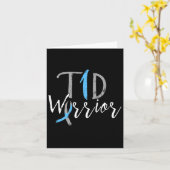 Diabetic Fun Type 1 Diabetes Awareness  カード (黄色い花)