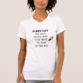 Diabetics  tシャツ (正面)