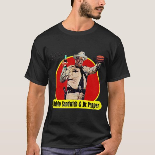 DIABLOサンドイッチ & ドクタペッパー Tシャツ (正面)