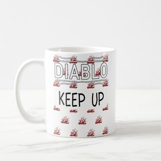 Diablo Taco Sauce コーヒーマグカップ (左)