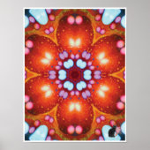 Diademキネティックコラージュ万華鏡のように千変万化するパターンポスター ポスター (正面)