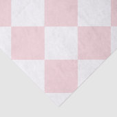 Diagは大きい-白いおよび淡いピンク市松模様にしました 薄葉紙 (詳細)