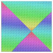 Diagレインボーグラディエント花パターン青グリーン