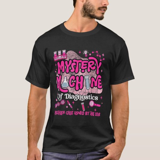 Diag Lab Week 2025のミステリーマシンMed L Tシャツ (正面)